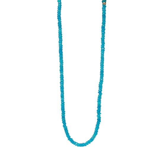 Blue Ethiopian Opal Necklace
