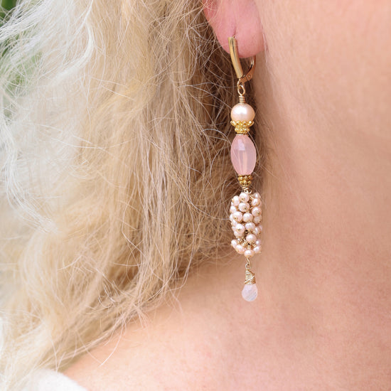 Pretty in Pink Luxe Earrings