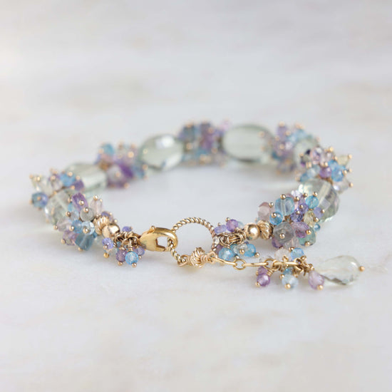 Prasiolite and Mixed Gemstone Luxe Bracelet